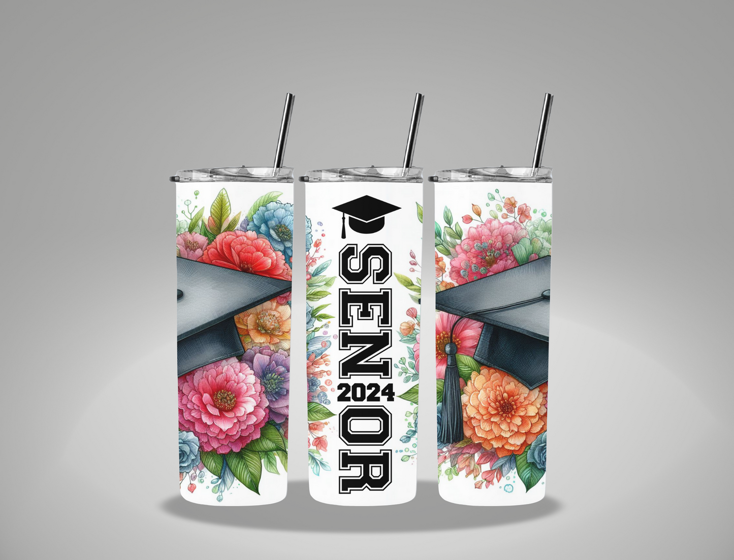 Floreal Senior 2024 - 20oz Skinny Tumbler Wrap