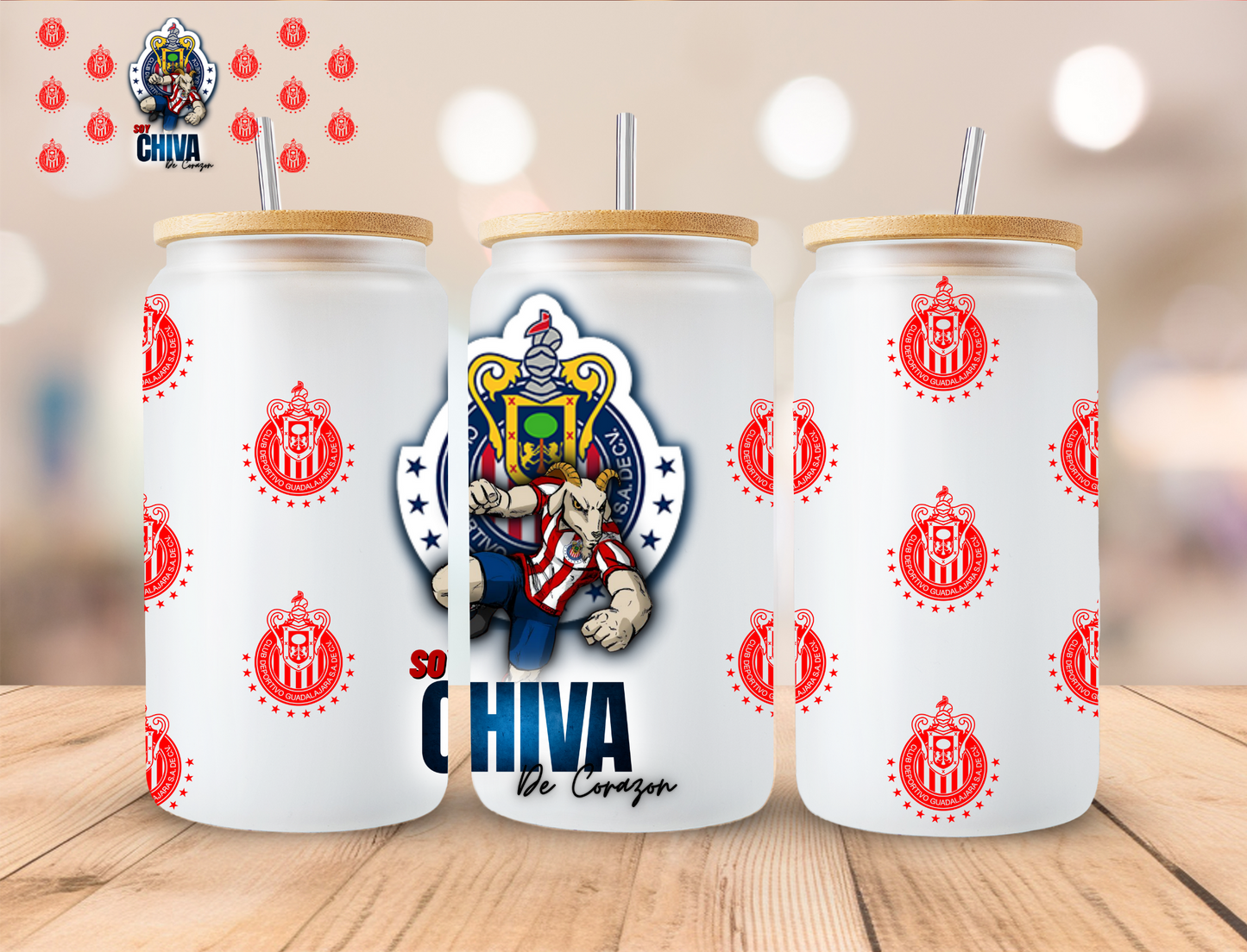 Hispanic Soy Chiva - 16 oz / 20 oz Libby UV DTF Wrap