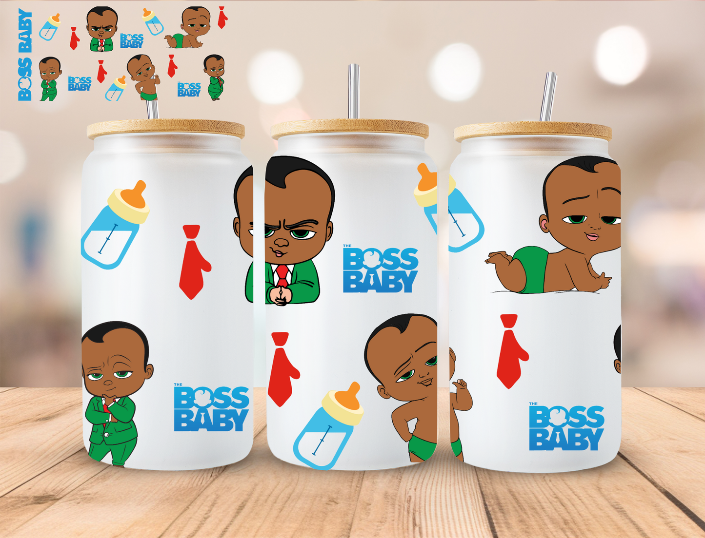 Sassy Baby 2 - 16 oz / 20 oz Libby UV DTF Wrap