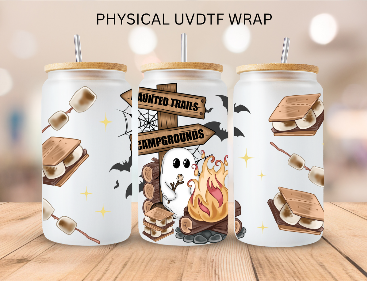Ghost Smores - 16 oz / 20 oz Libby UV DTF Wrap