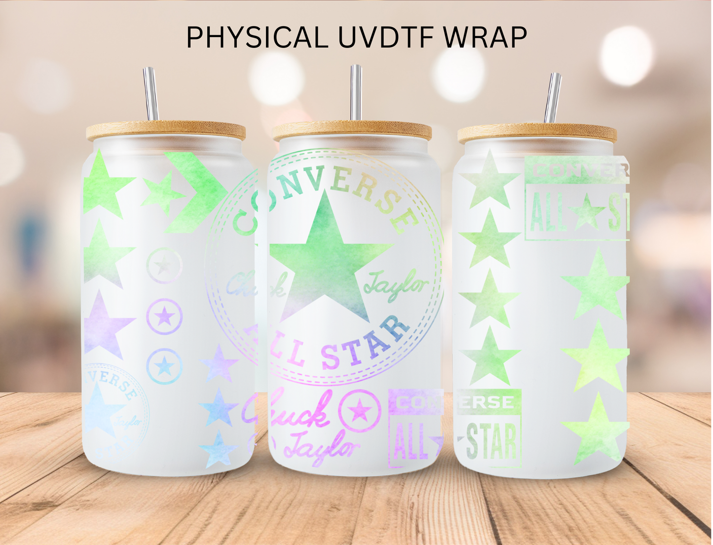 Pastel Ombre All Star - 16 oz / 20 oz Libby UV DTF