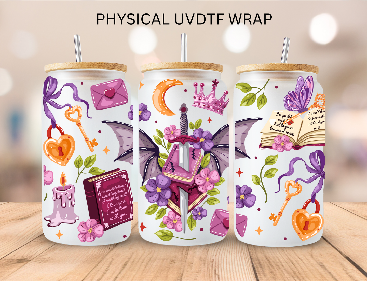 Fairytale Book Lover - 16 oz / 20 oz Libby UV DTF