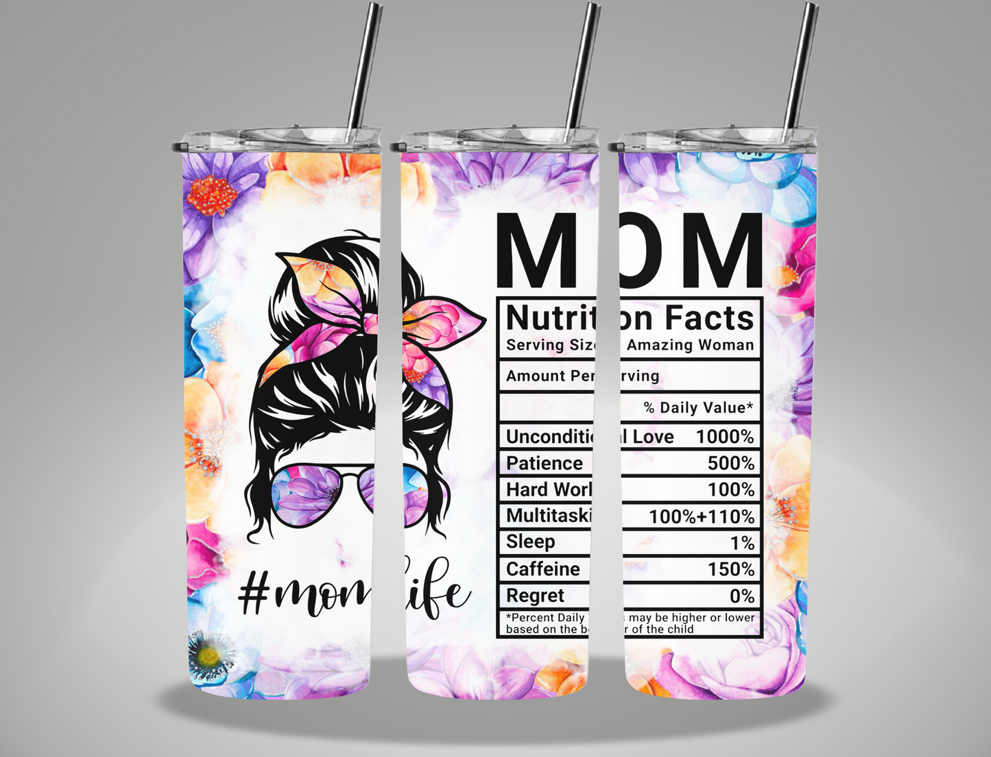 Mother's Day - 20oz Skinny Tumbler Wrap