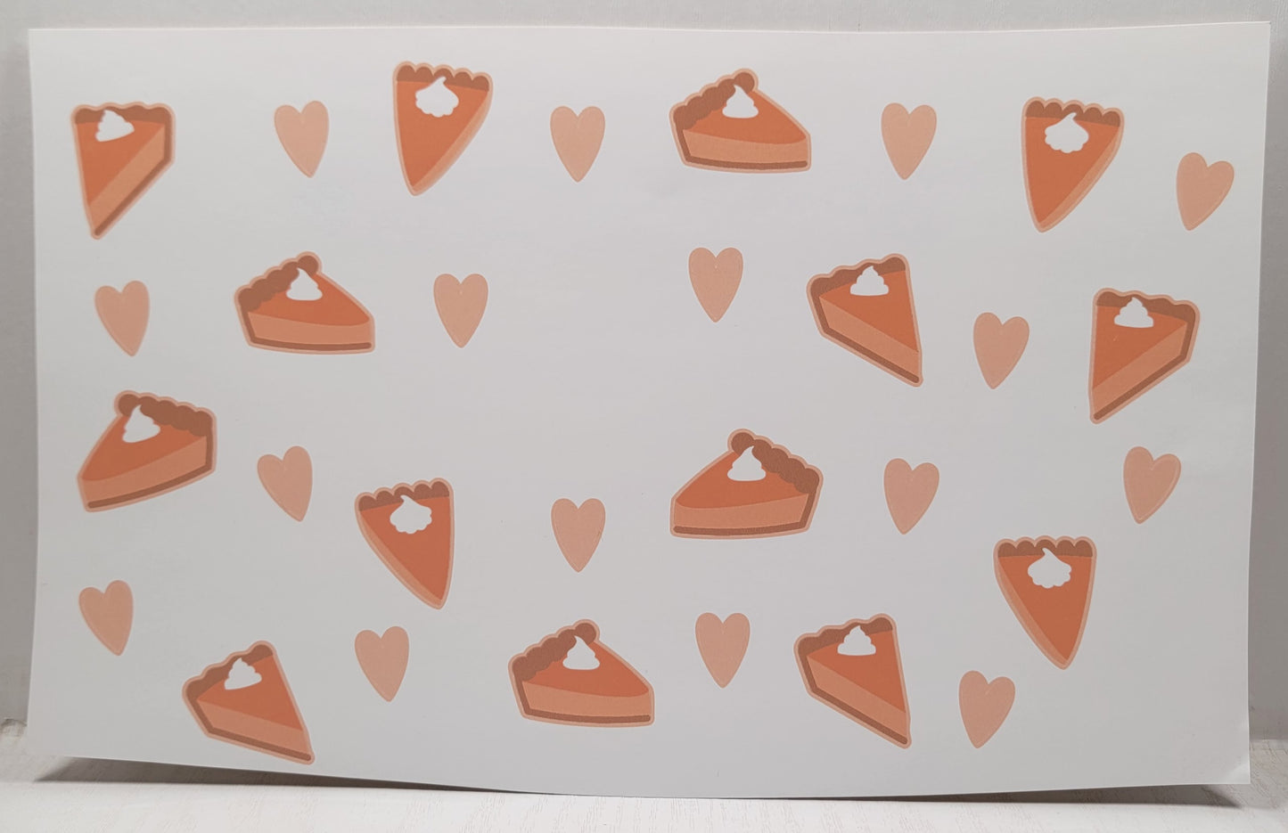 Fall Pumpkin Pie - READY TO SHIP 24 oz Cold Cup Wrap