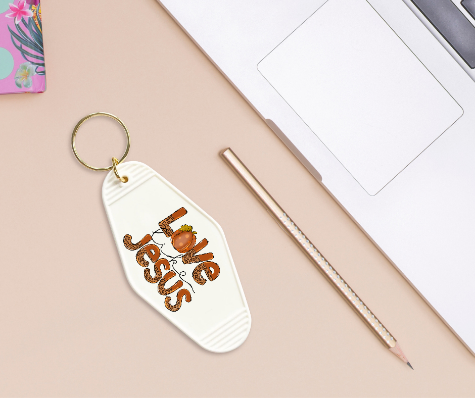 Autumn love Jesus - UVDTF Motel Keychain Set Of 6