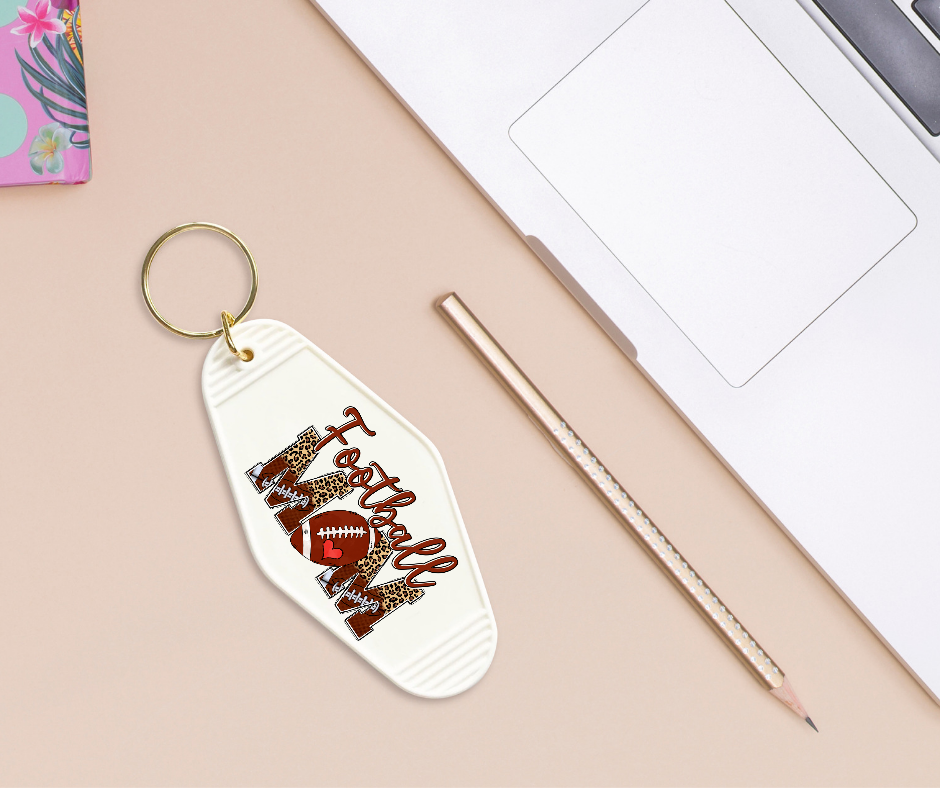 Football Mom - UVDTF Motel Keychain Set Of 6