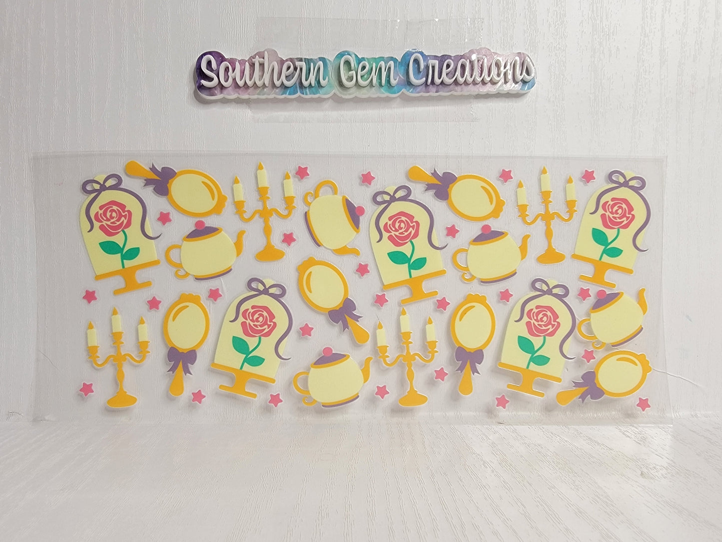 Princess Antiques - 16 oz Libby UV DTF Wrap RTS