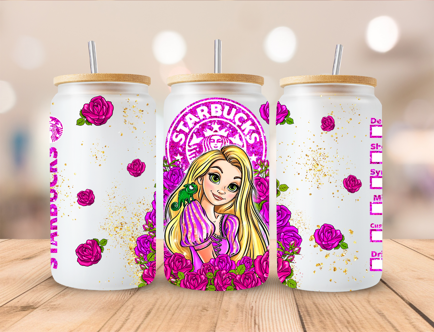 Frying Pan Princess - 16 oz Libby UV DTF