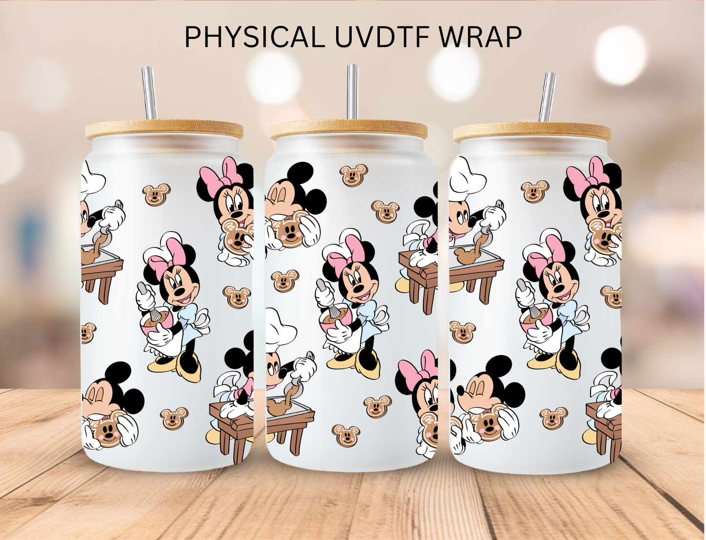 Baking Mouses - 16 oz / 20 oz Libby UV DTF Wrap