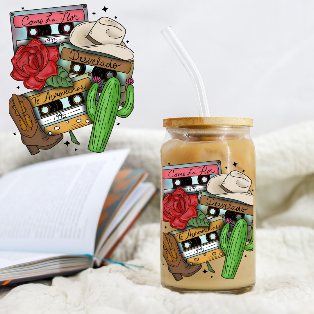 Como La Fleur Cassette Tapes - UVDTF decals EXCLUSIVE DESIGNER