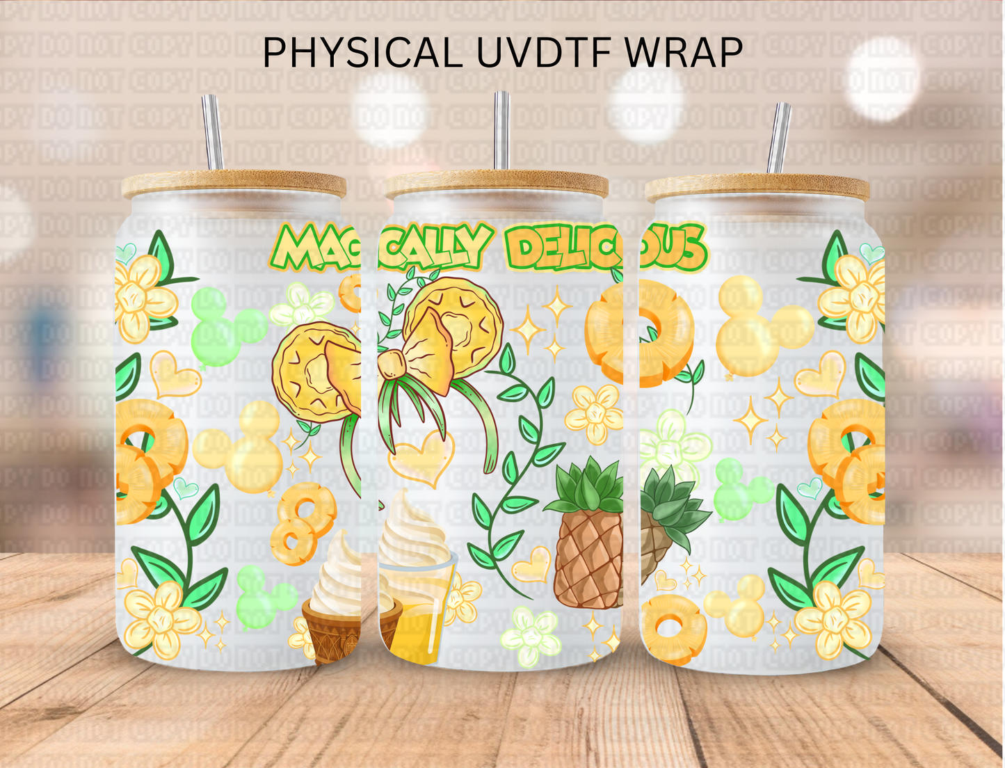 Magically Delicious Lemons - 16 oz / 20 oz Libby UV DTF
