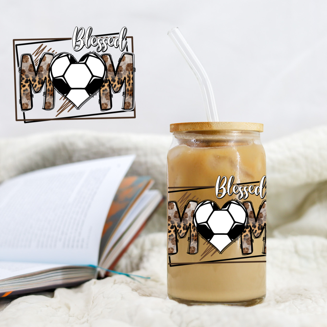 Soccer Blessed Mom - UVDTF decals