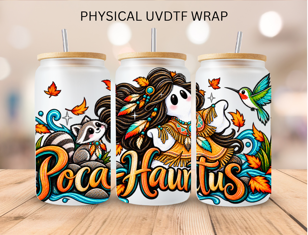 Poca Haunts - 16 oz / 20 oz Libby UV DTF Wrap