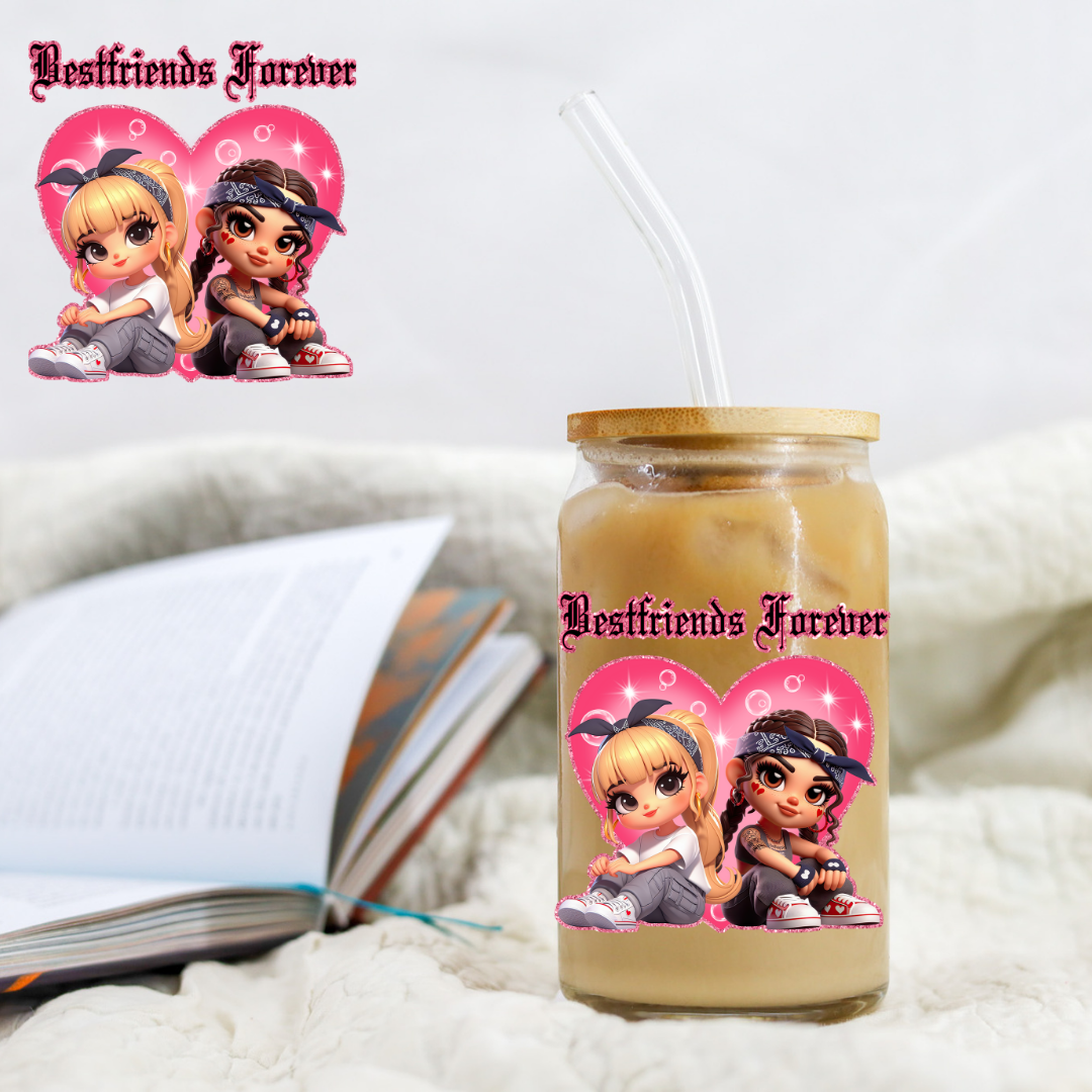 Chicano Best Friends Forever - UVDTF decals EXCLUSIVE DESIGNER