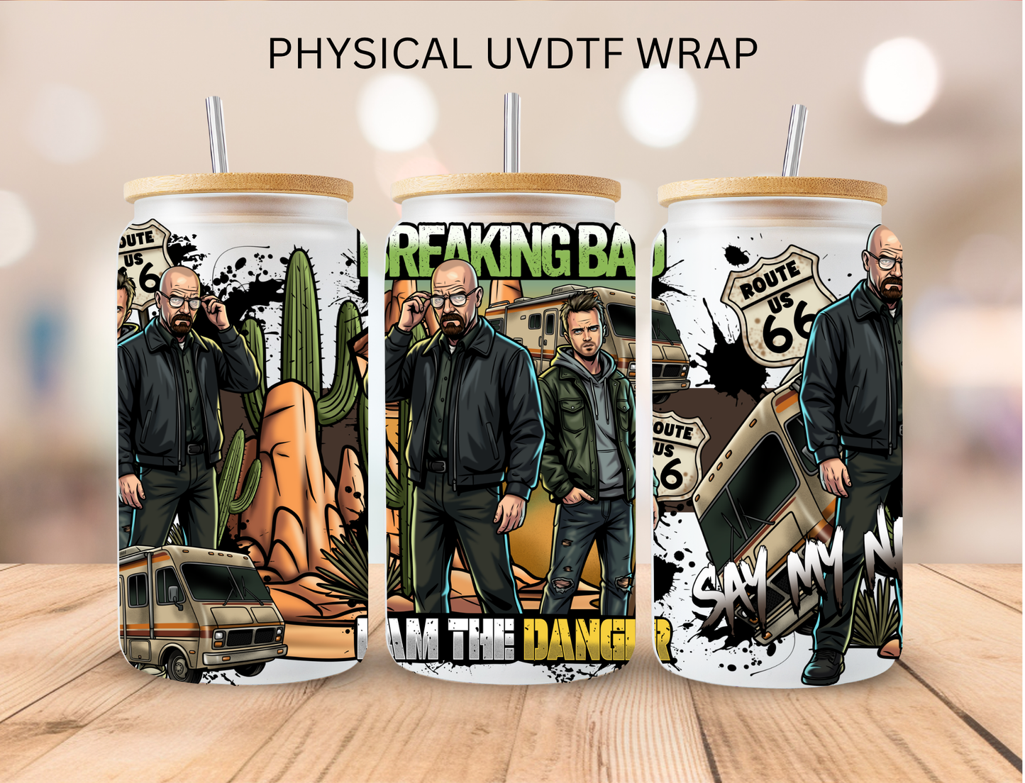 Breaking Bad - 16 oz / 20 oz Libby UV DTF Wrap