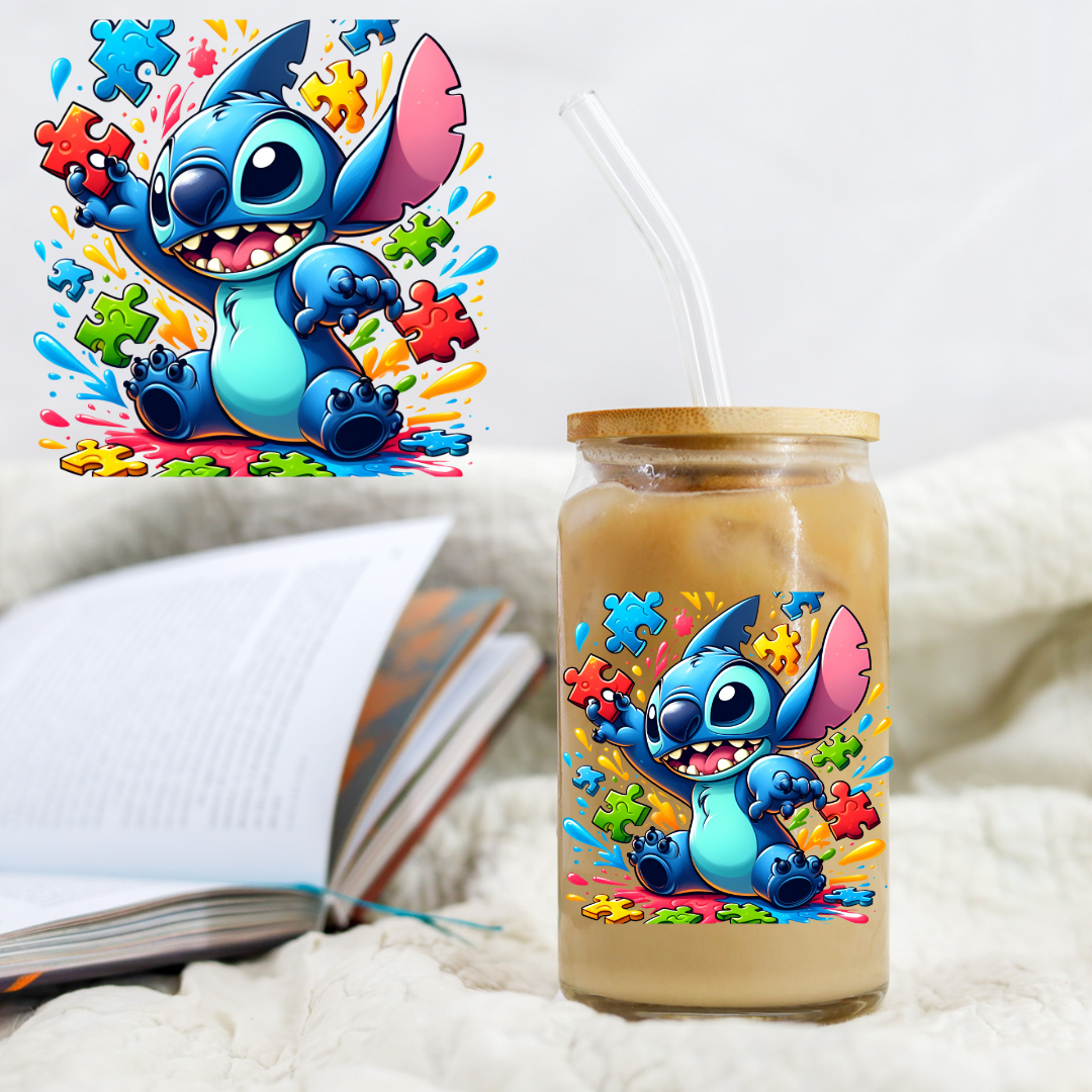 Autism Blue Alien - UV DTF Libby Decal