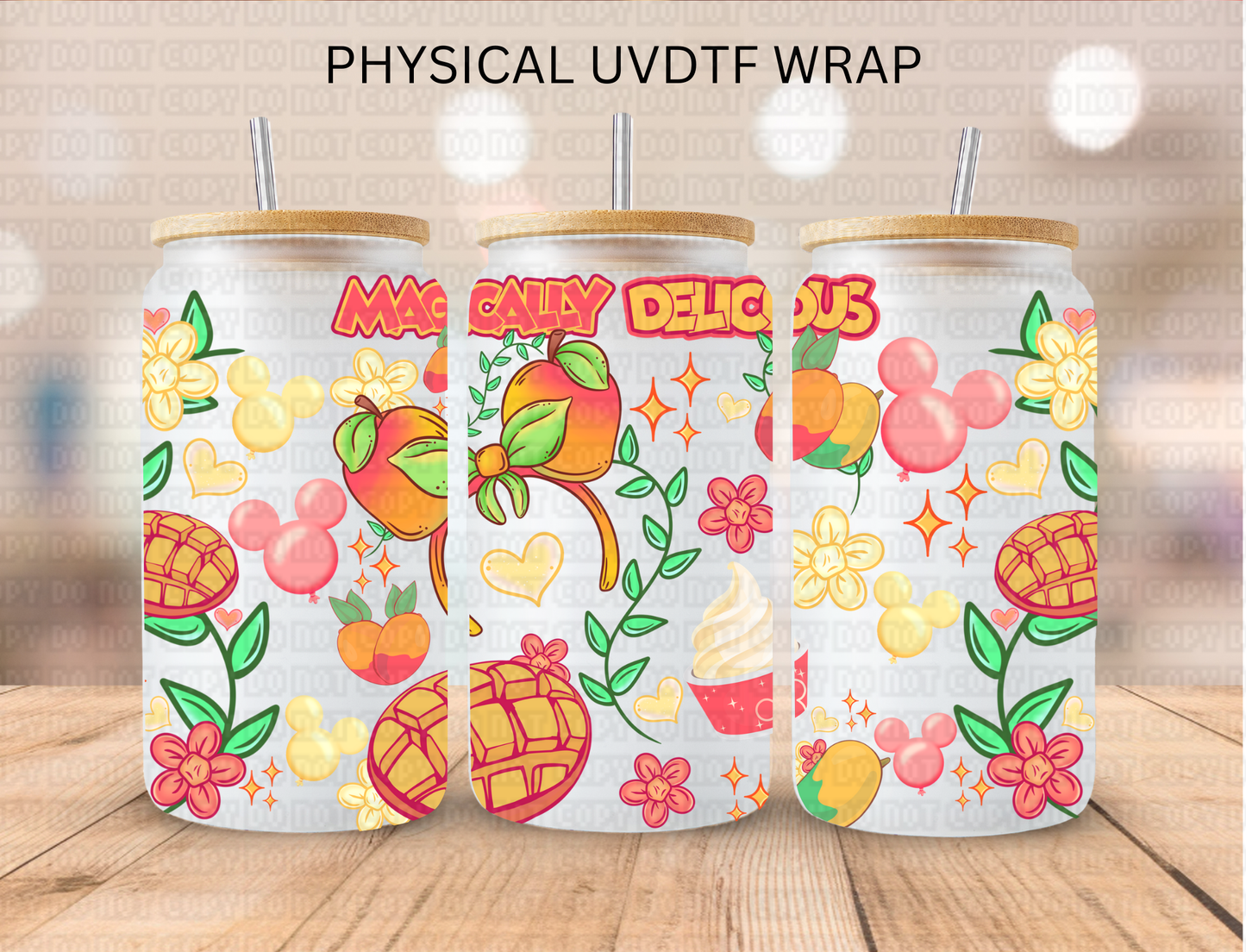 Magically Delicious Peaches - 16 oz / 20 oz Libby UV DTF
