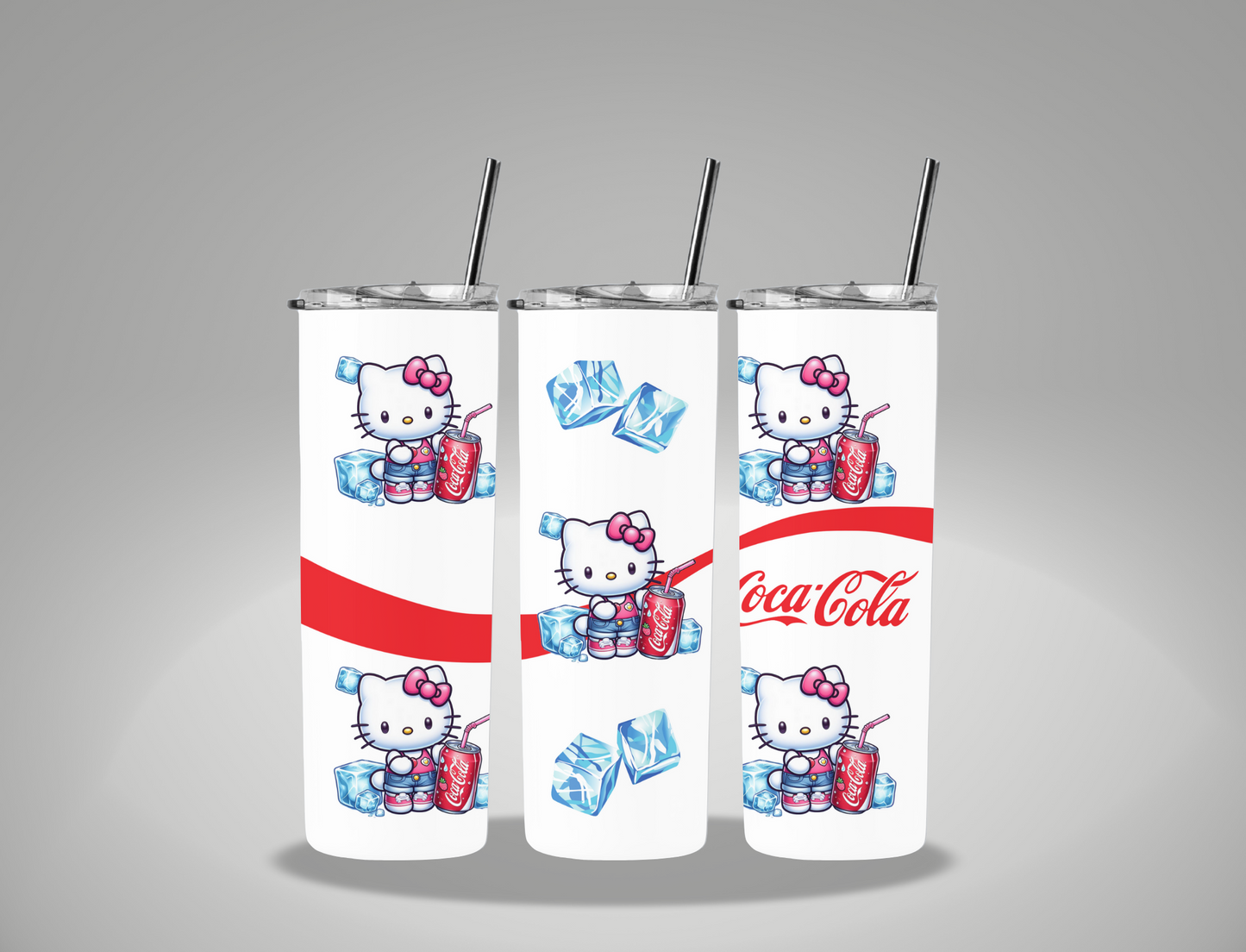 Kitty Soda - 20oz Skinny Tumbler Wrap