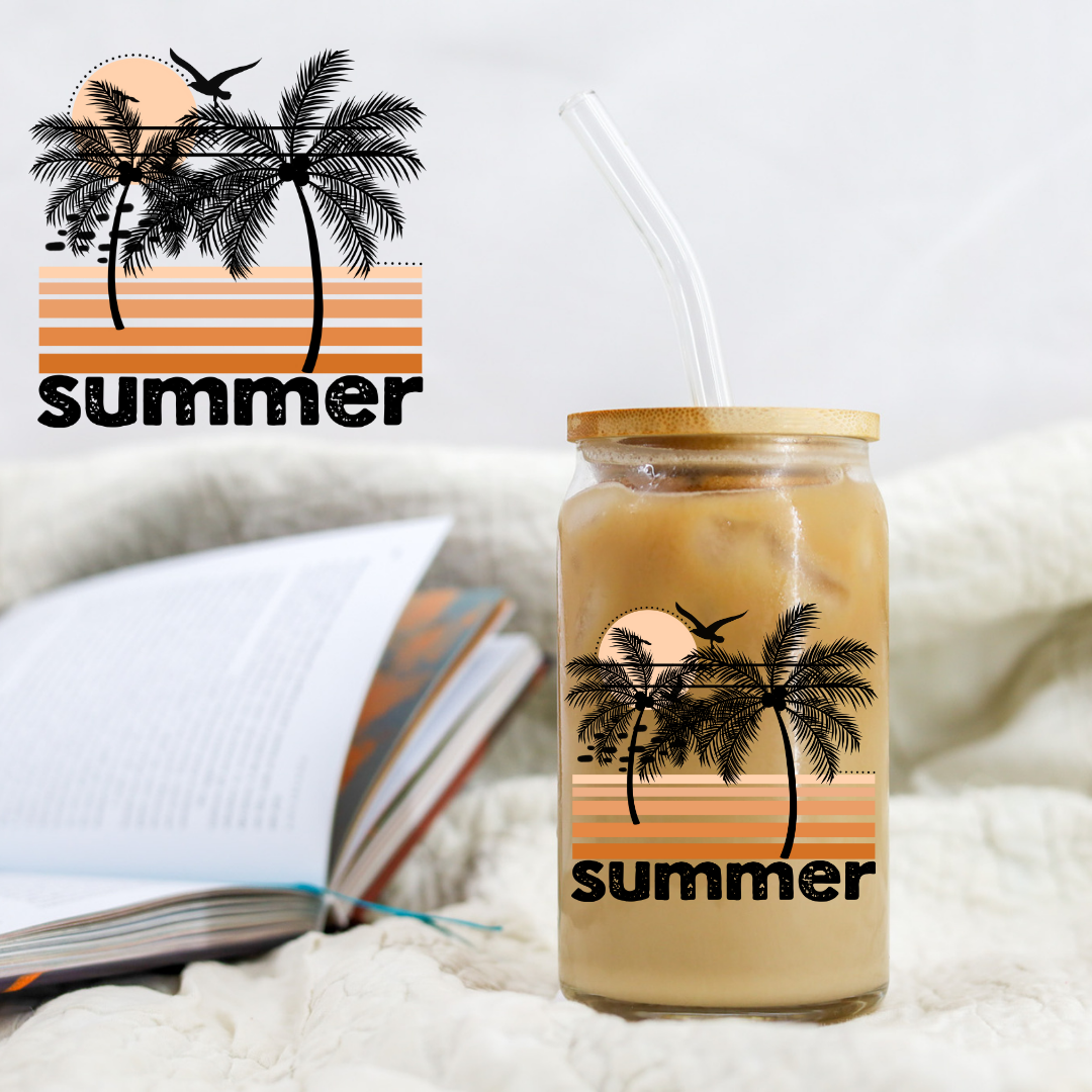 Summer Peach - UV DTF Libby Decal Cerra Exclusive