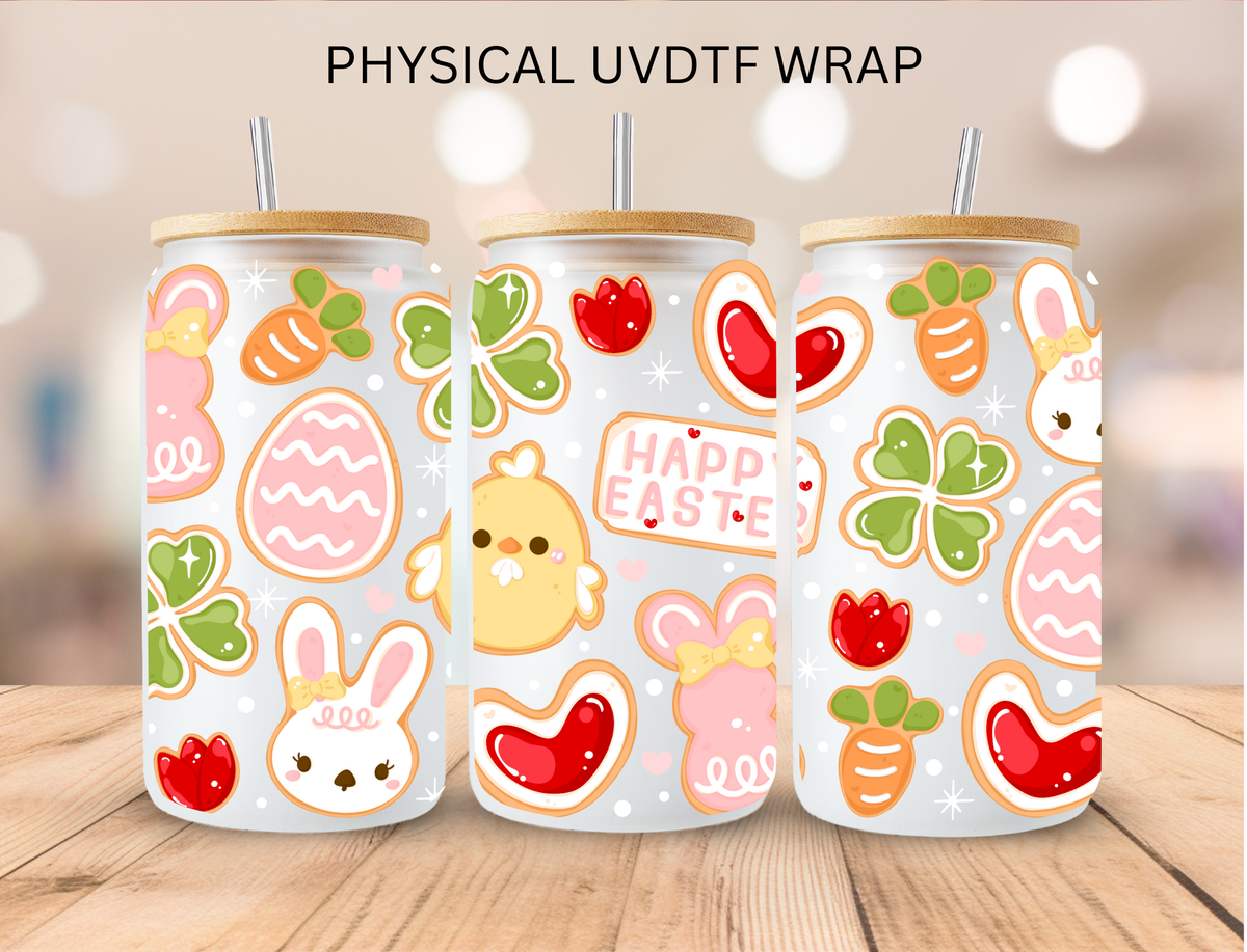 Easter Egg Watercolor - 16 oz / 20 oz Libby UV DTF