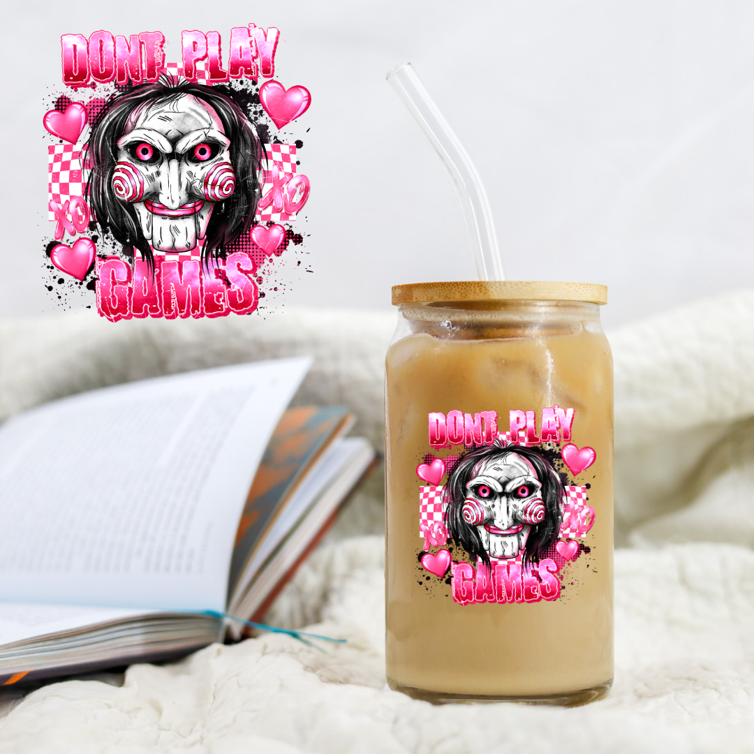 Horror Don't Play Games - UVDTF decals EXCLUSIVE DESIGNER