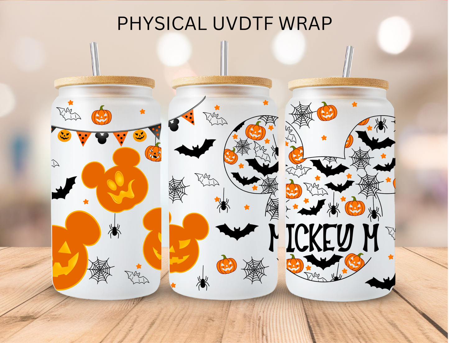 Halloween Mouse (Husband) - 16 oz / 20 oz Libby UV DTF Wrap