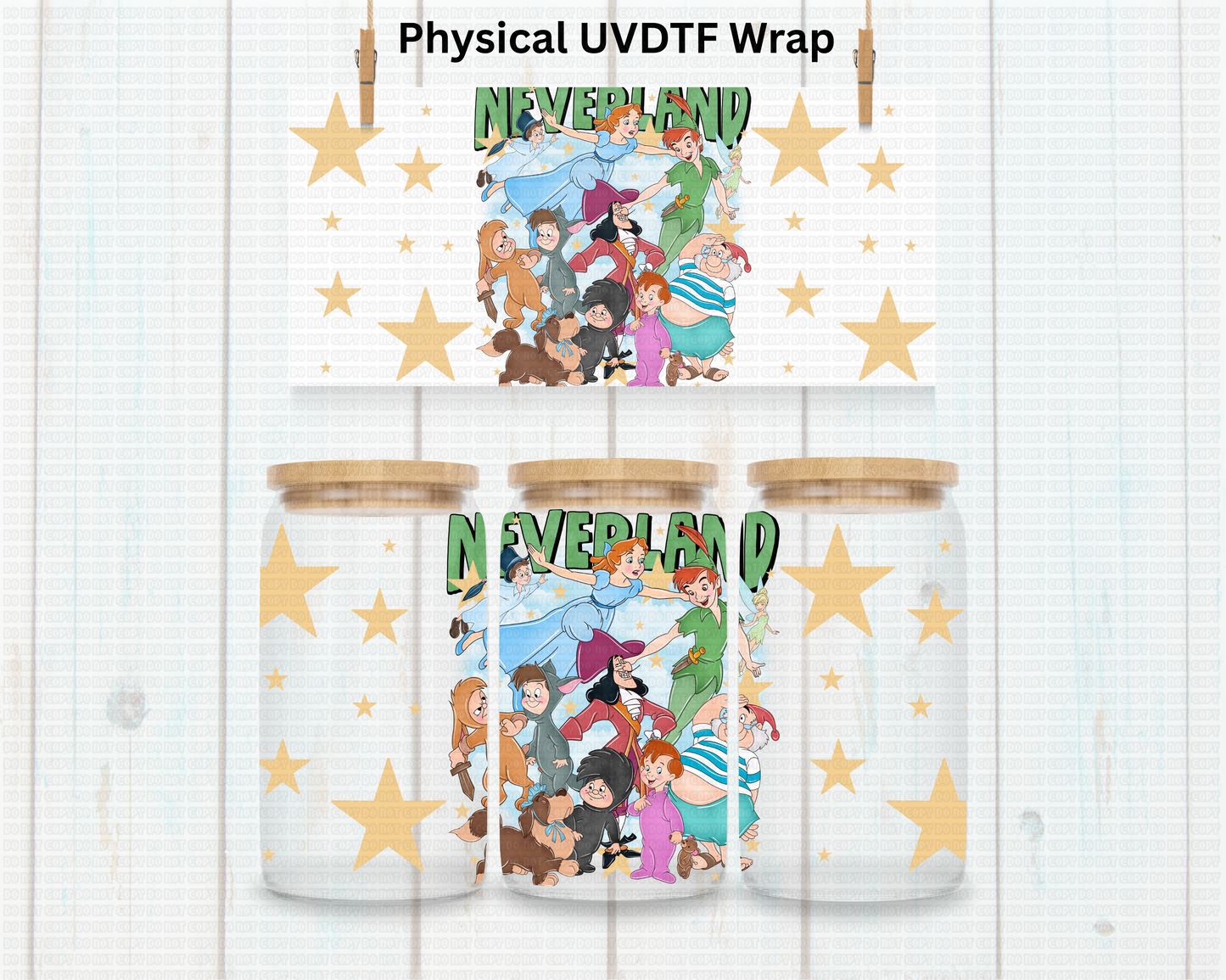 Fairies And Boys - 16 oz / 20 oz Libby UV DTF