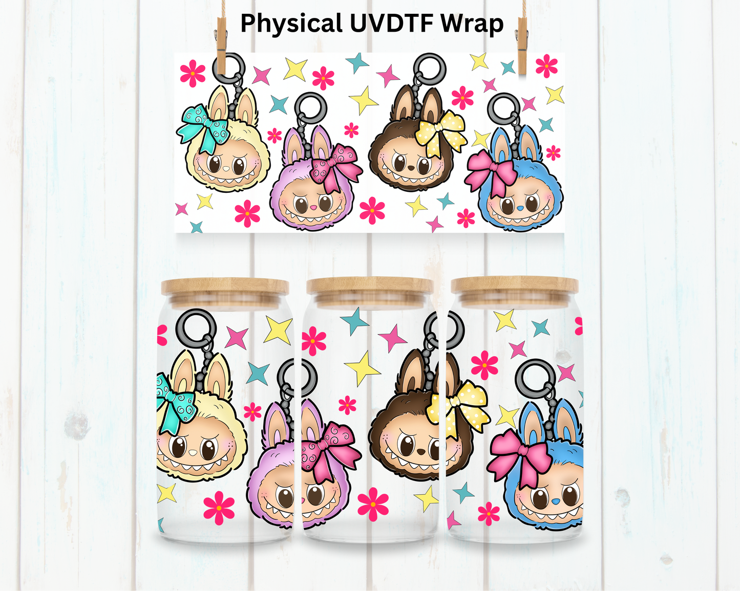 Bright Stars LaBu Bear - 16 oz / 20 oz Libby UV DTF