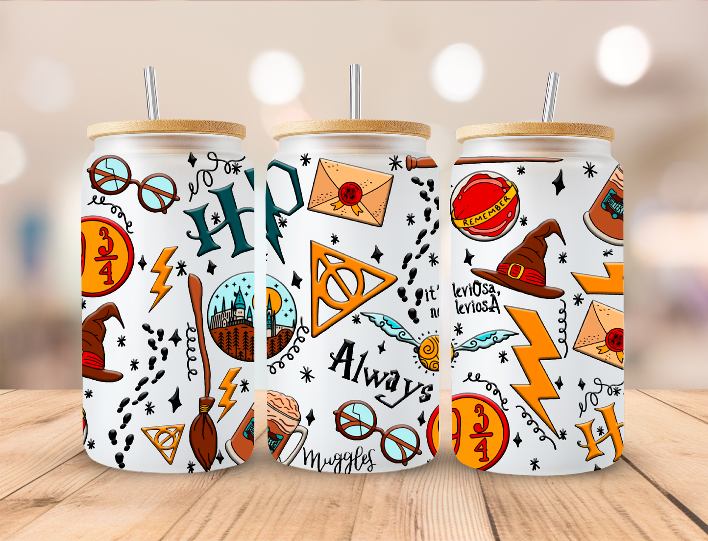 Wizard Aesthetic - 16 oz / 20 oz Libby UV DTF Wrap