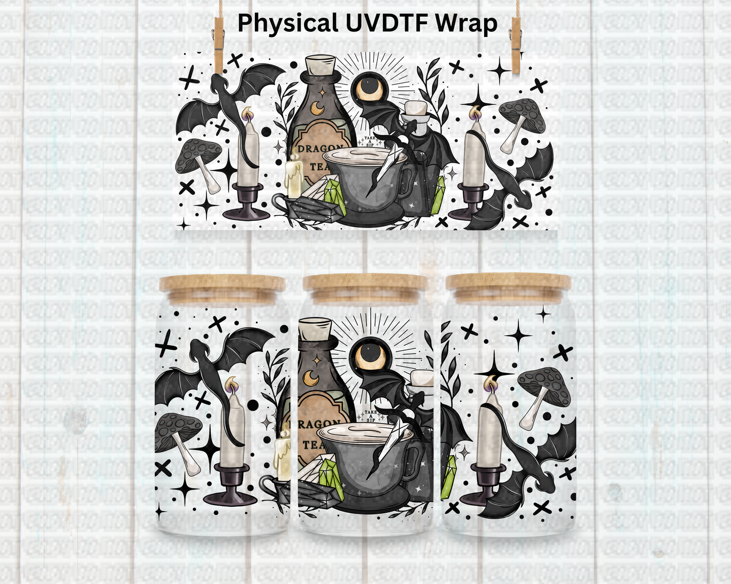 Dragon Tea - 16 oz / 20 oz Libby UV DTF