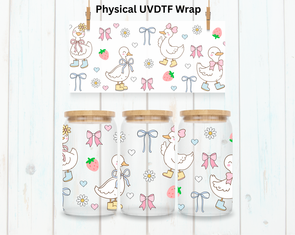 Boy Girl Goose Duck - 16 oz / 20 oz Libby UV DTF