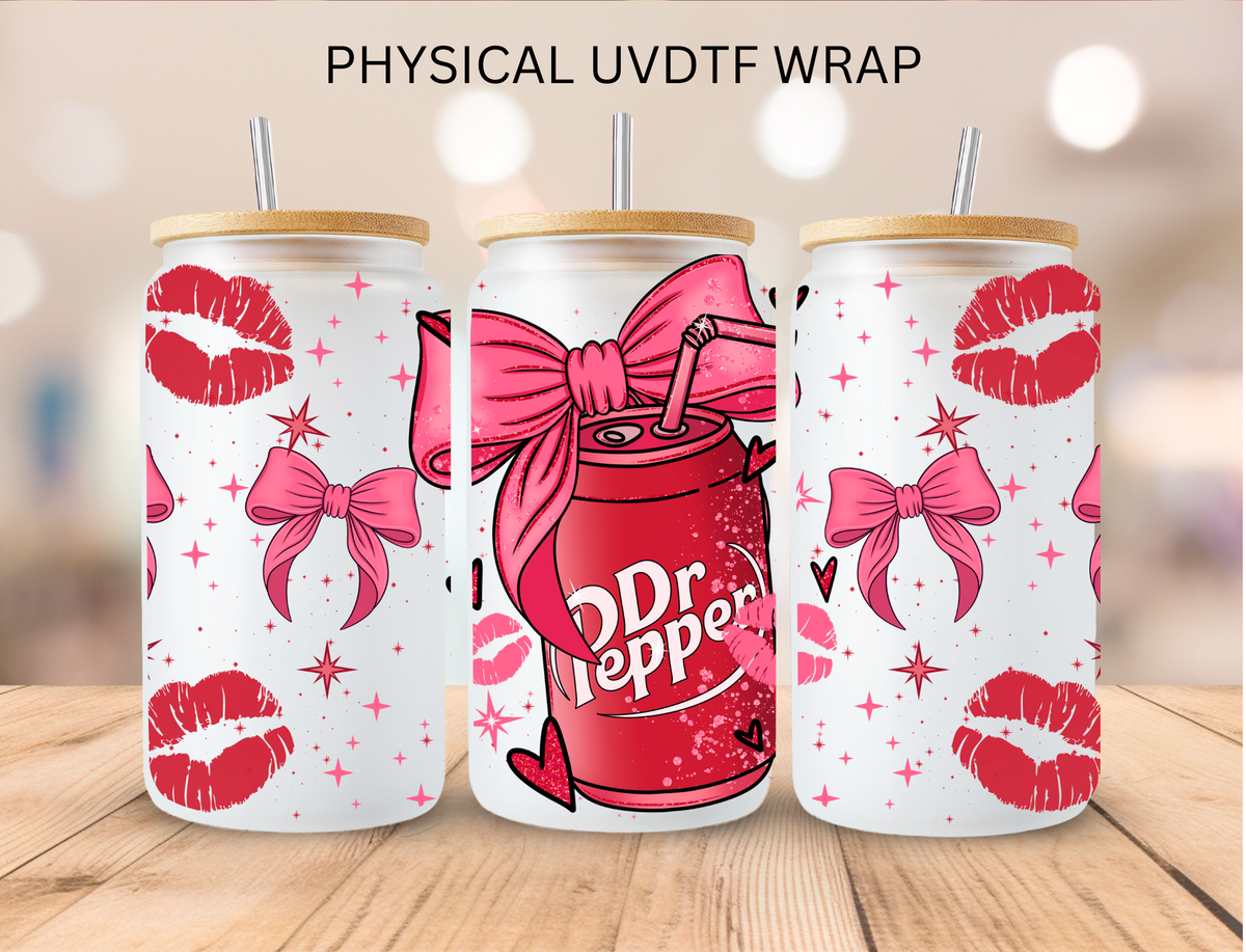 Coquette Soda Dr P - 16 oz / 20 oz Libby UV DTF
