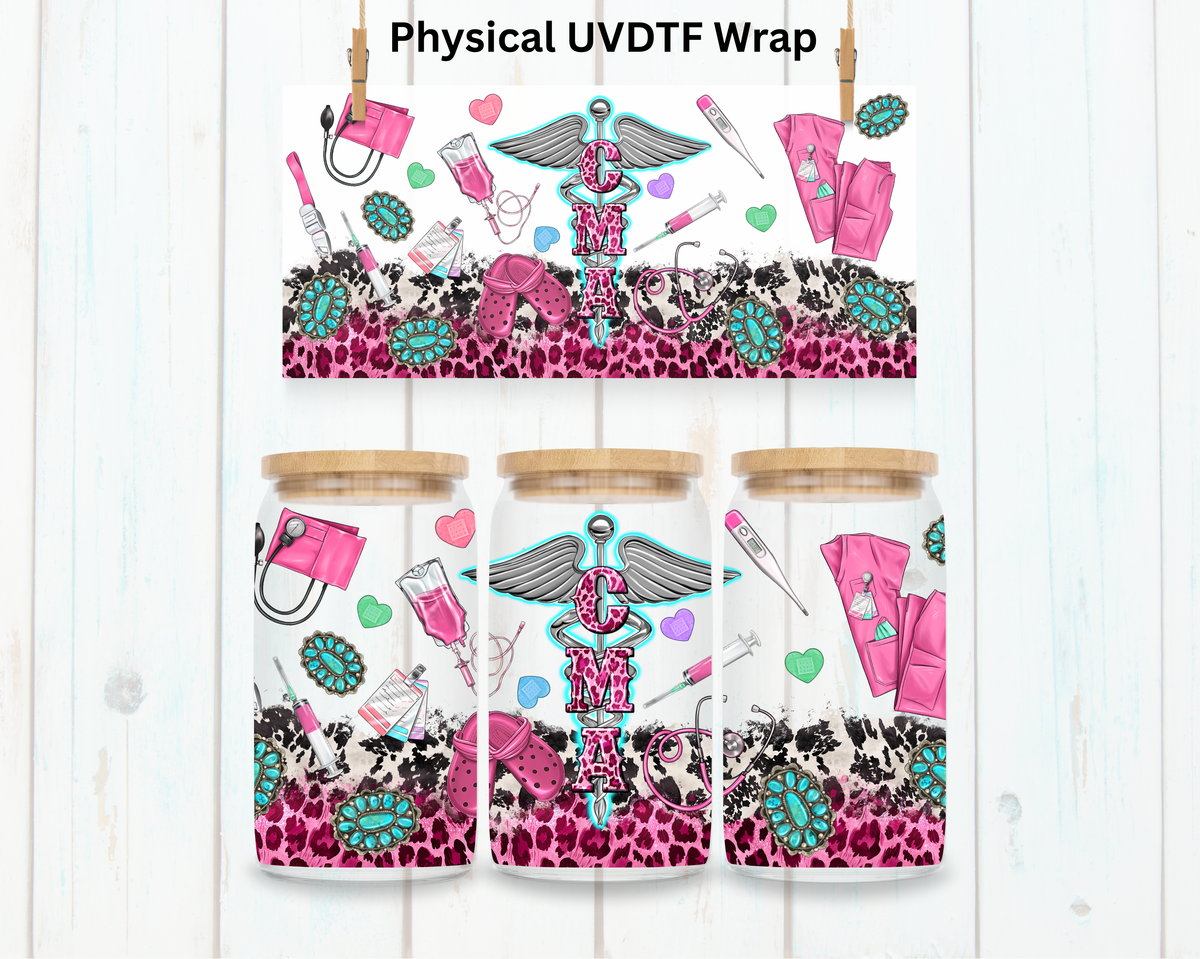 Nurse CMA Medical - 16 oz / 20 oz Libby UV DTF