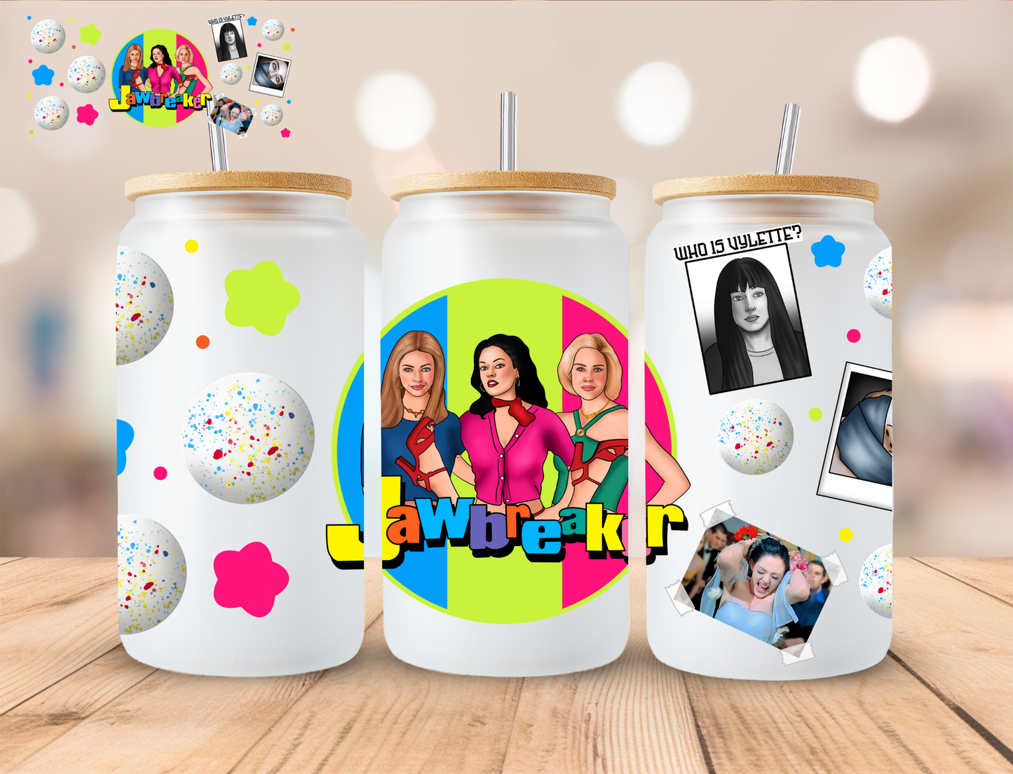 Jawbreaker - 16 oz / 20 oz Libby UV DTF Wrap