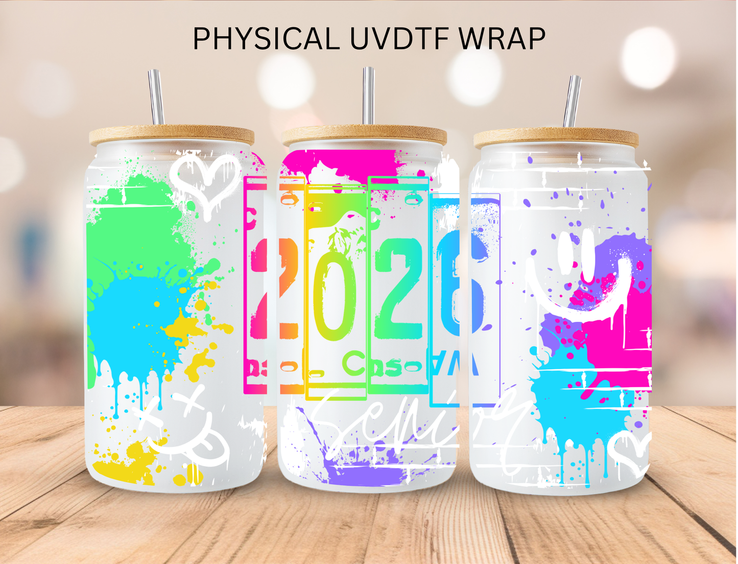 Neon 2026 - 16 oz / 20 oz Libby UV DTF Wrap