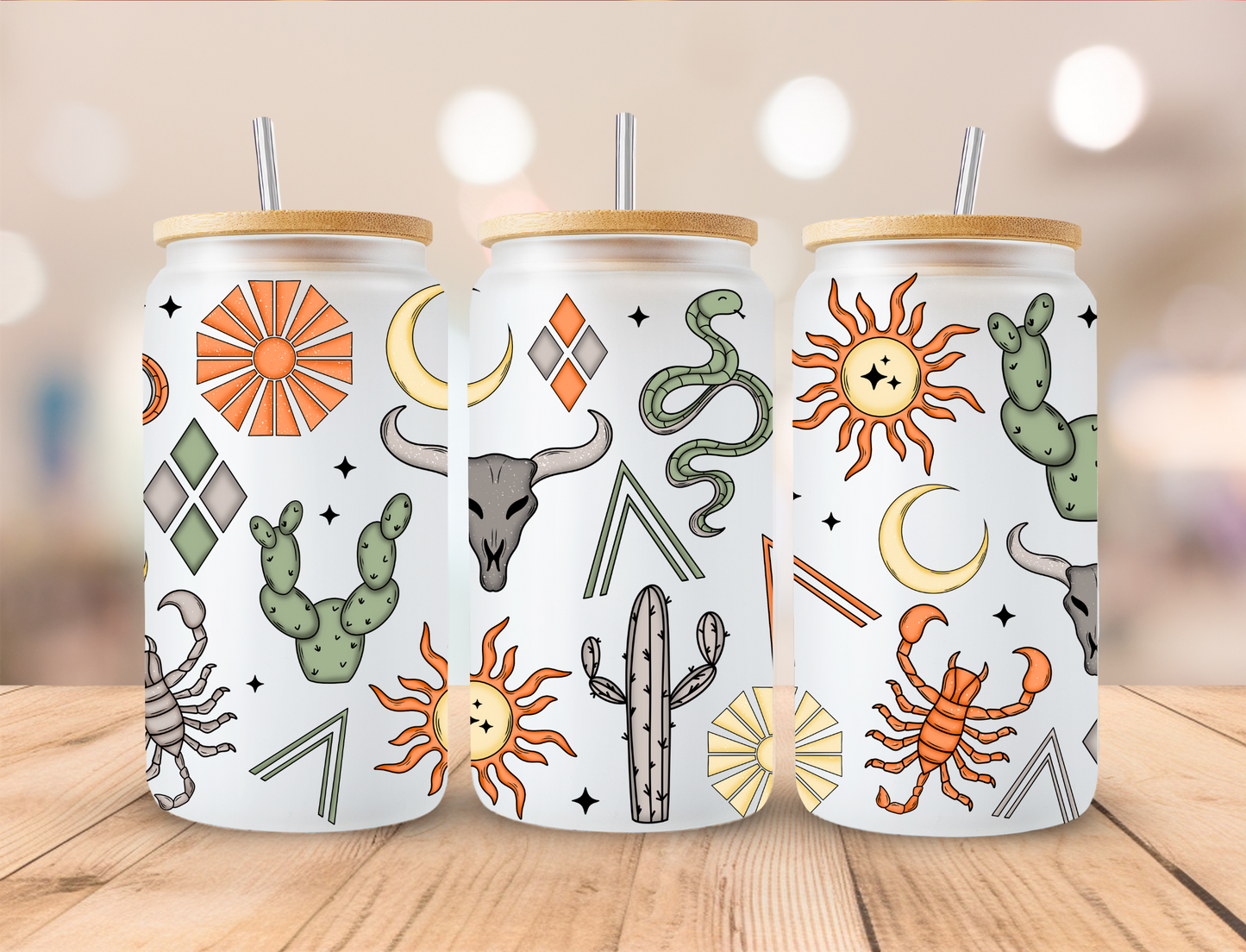 Dessert Aesthetic - 16 oz / 20 oz Libby UV DTF Wrap