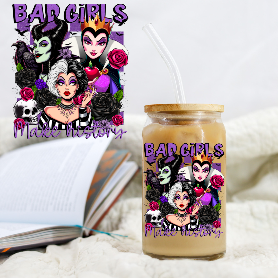 Bad Girl's Collection Villain Crew - UV DTF Libby Decal CSTAGE EXCLUSIVE