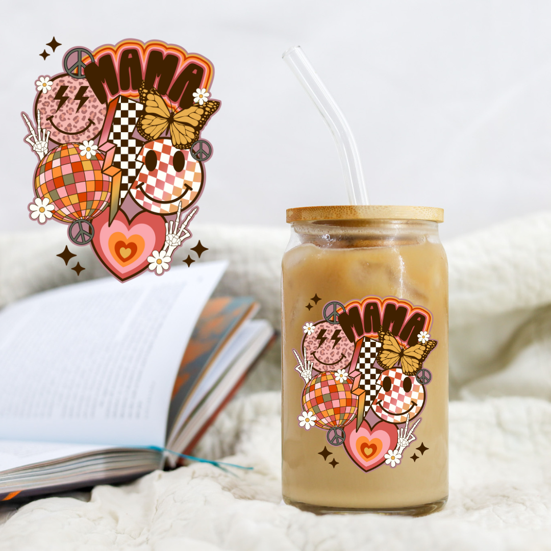 Retro Mama - UV DTF Libby Decal