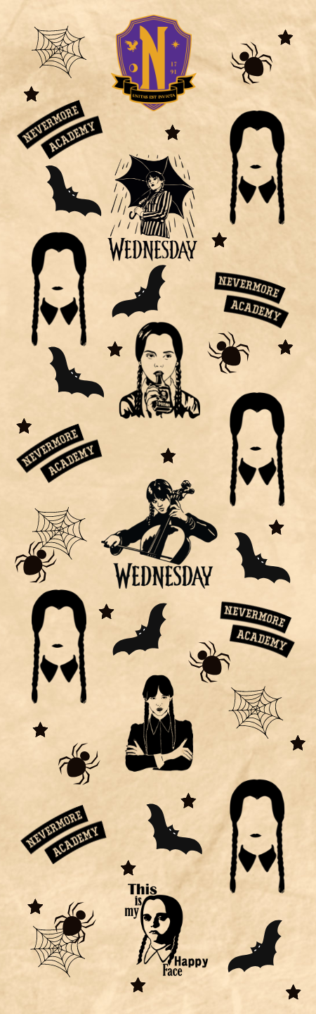 Wednesday Wrap - Permanent Vinyl Pen Wrap