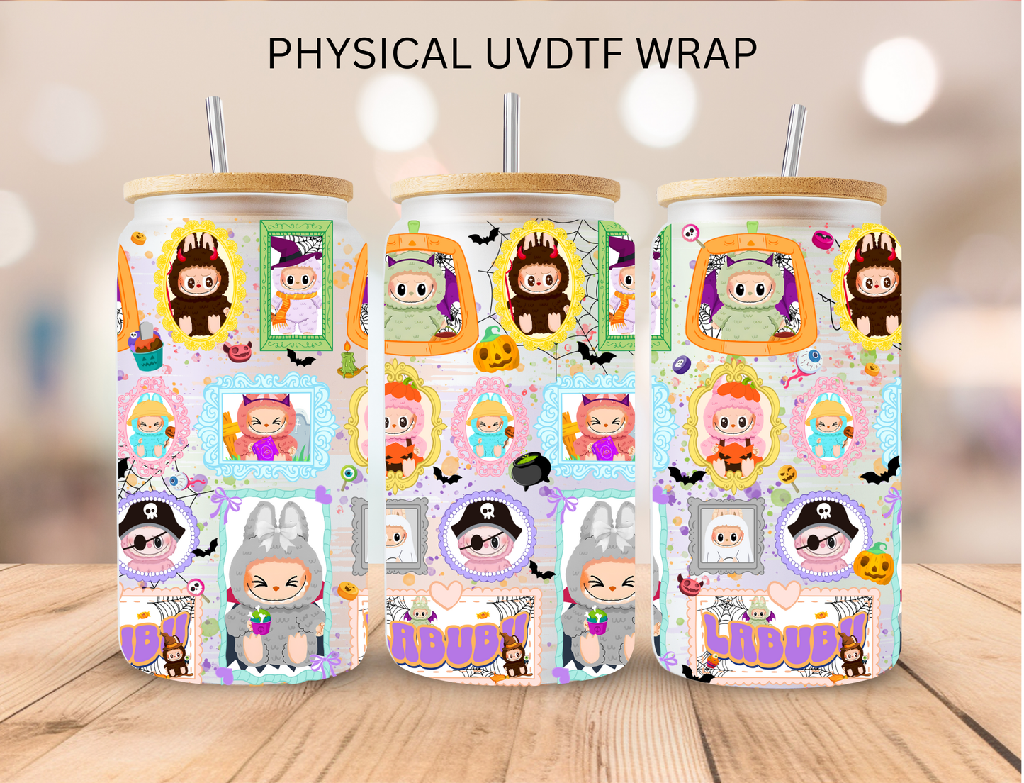 Bubu Posters - 16 oz / 20 oz Libby UV DTF Wrap