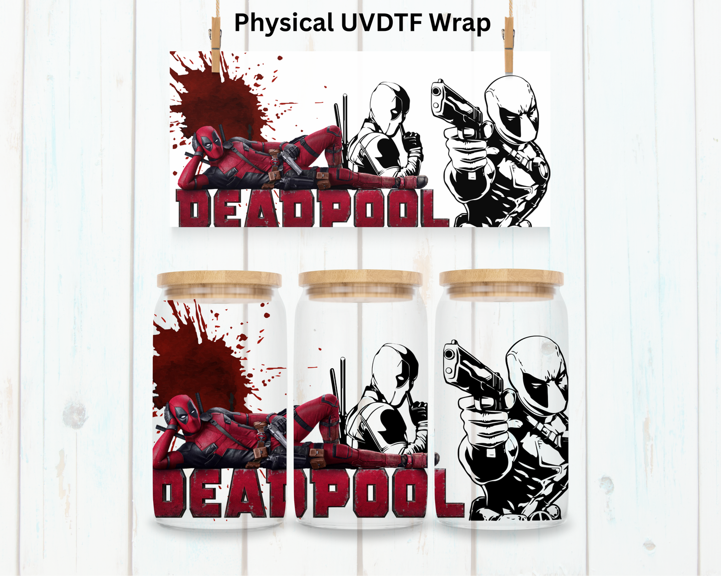 D Pool Guy - 16 oz / 20 oz Libby UV DTF