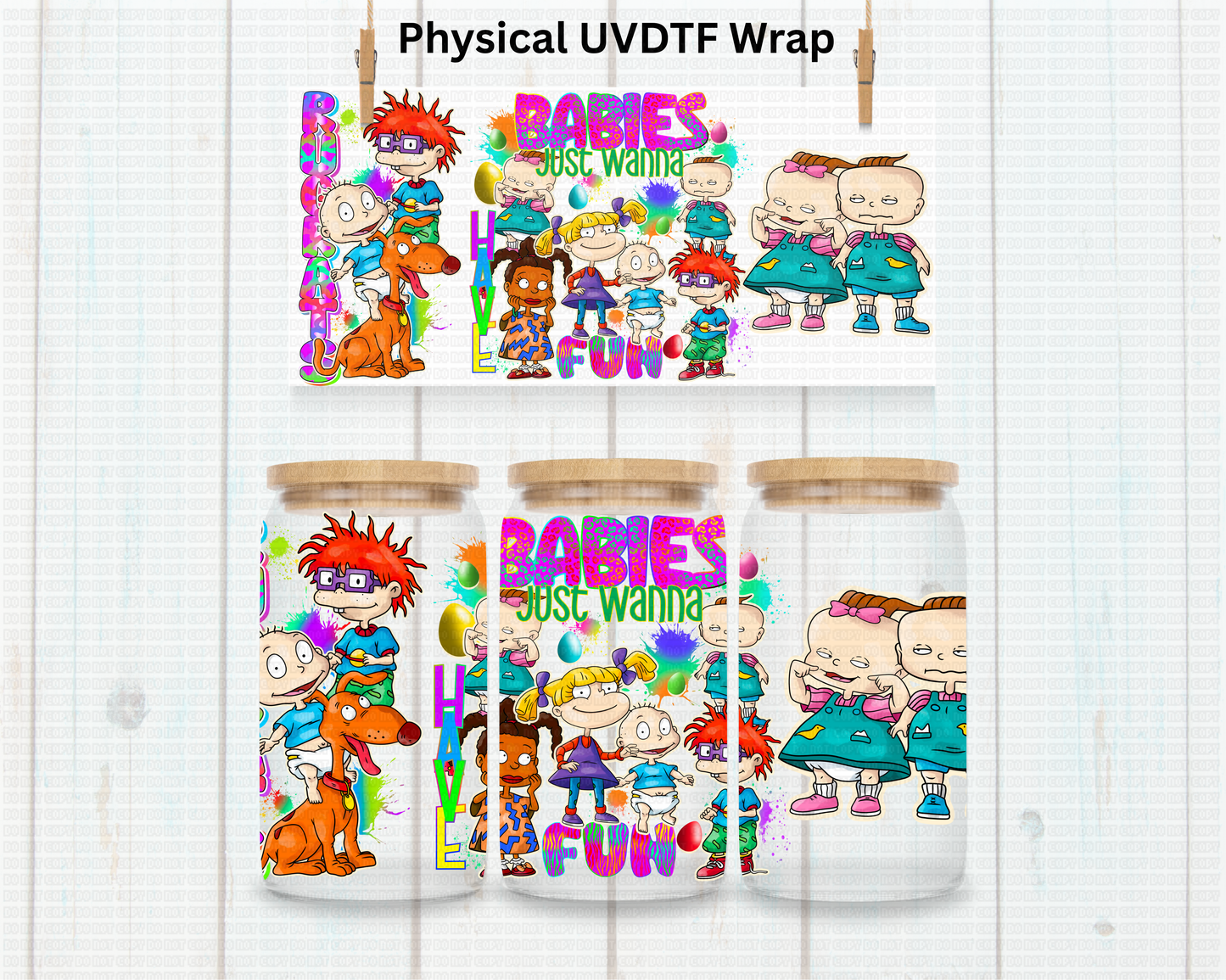 Exclusive Diaper Babies - 16 oz / 20 oz Libby UV DTF