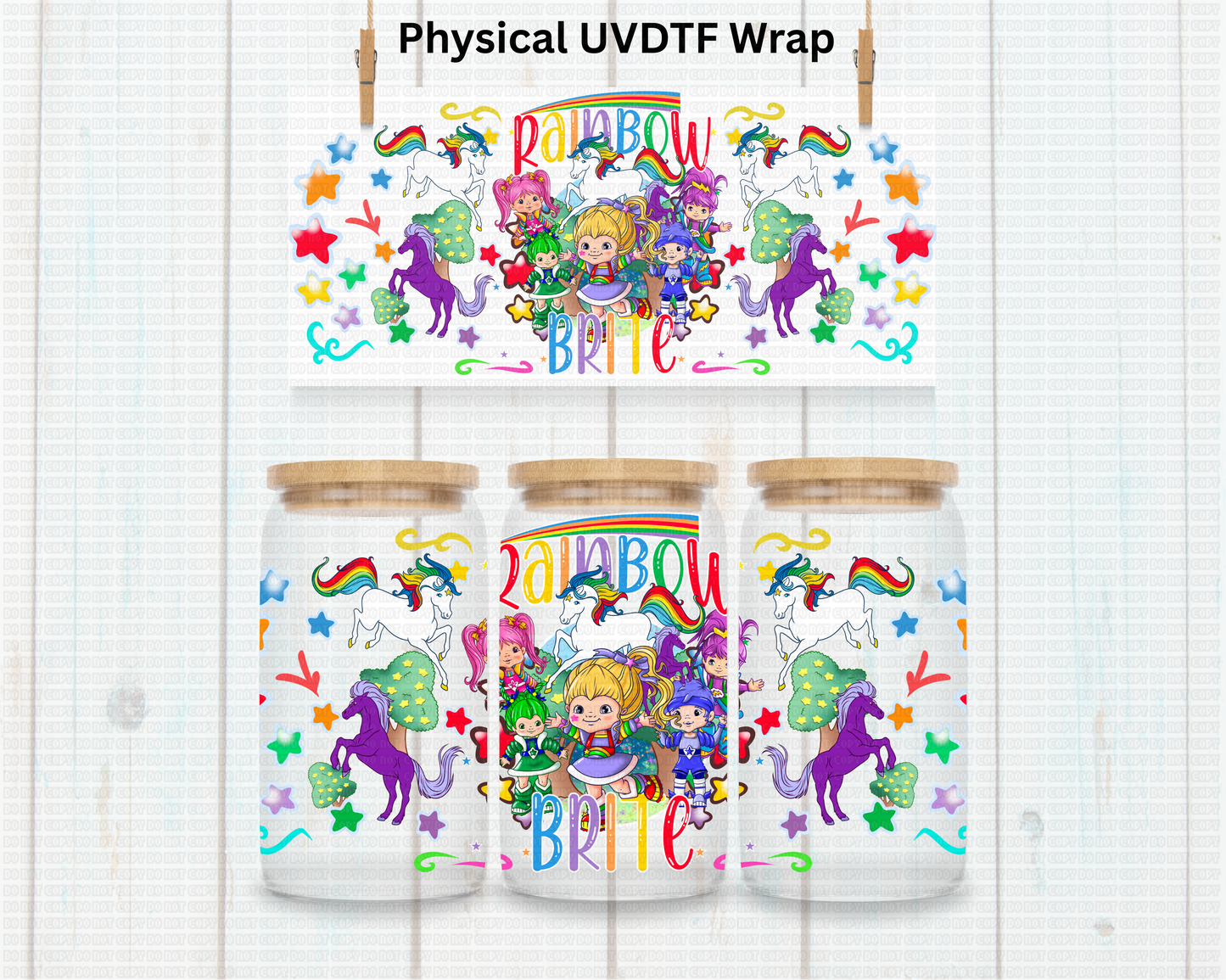 Rainbow Crew Exclusive - 16 oz / 20 oz Libby UV DTF