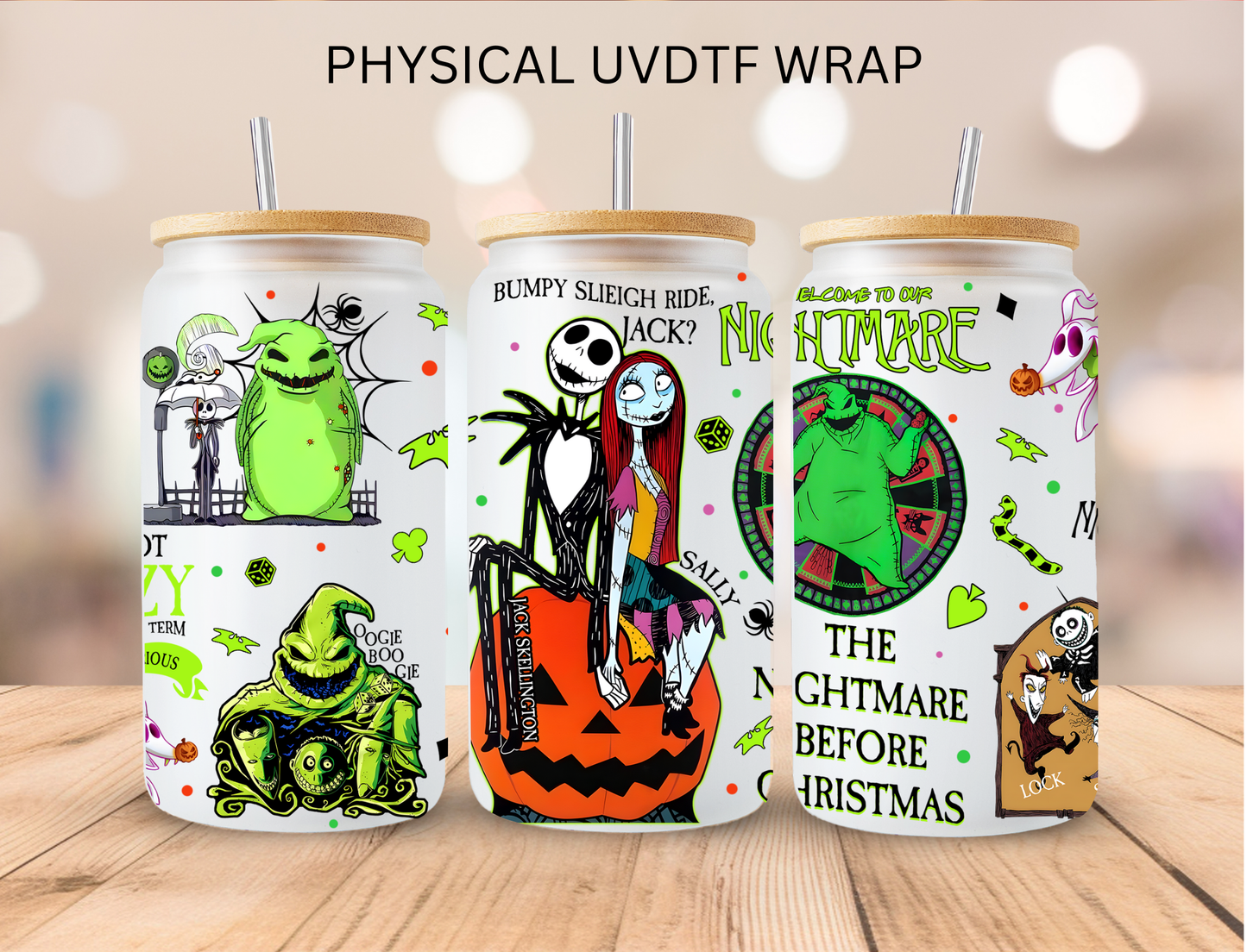 Halloween NBC - 16 oz / 20 oz Libby UV DTF Wrap
