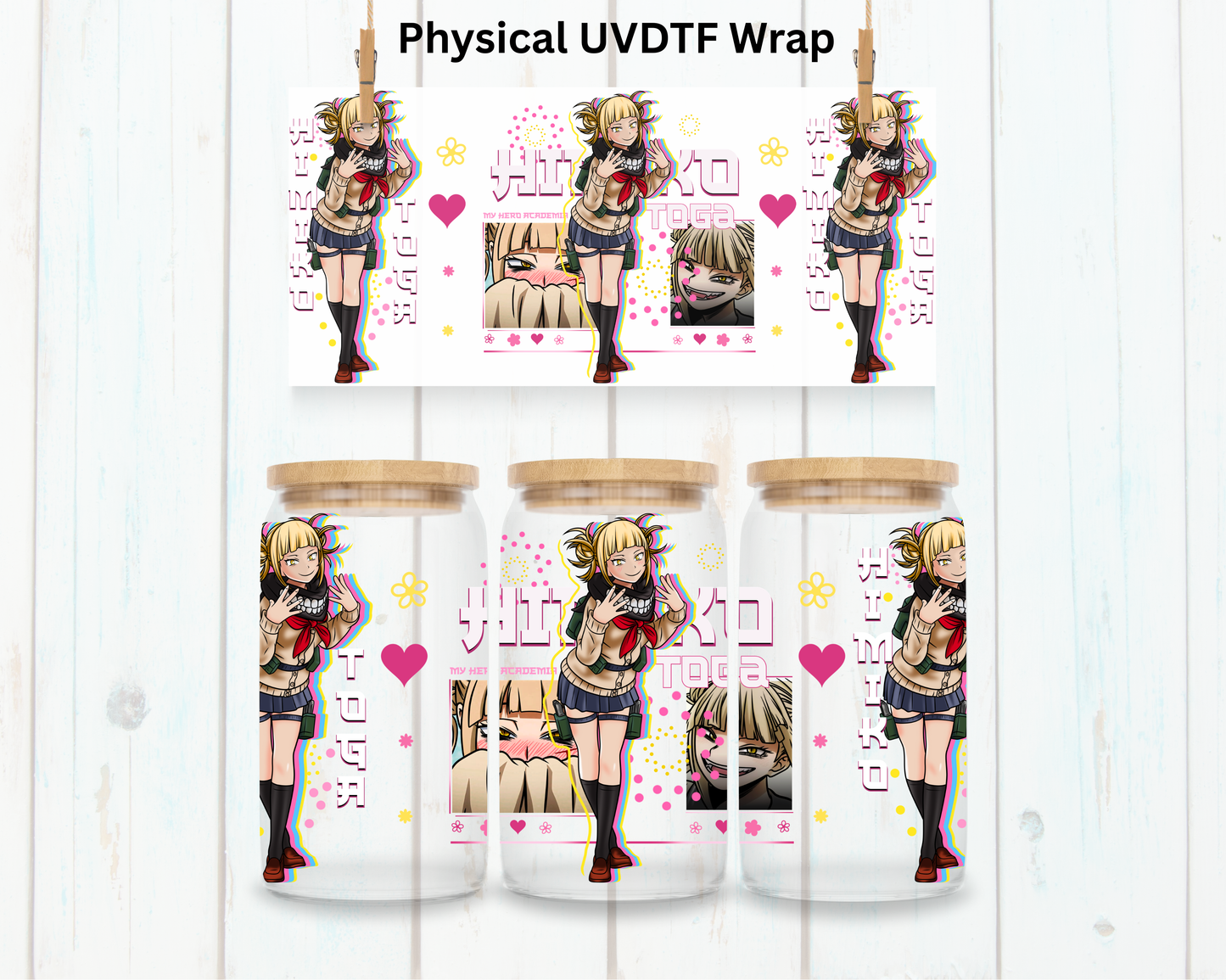 Girl Toga Anime - 16 oz / 20 oz Libby UV DTF