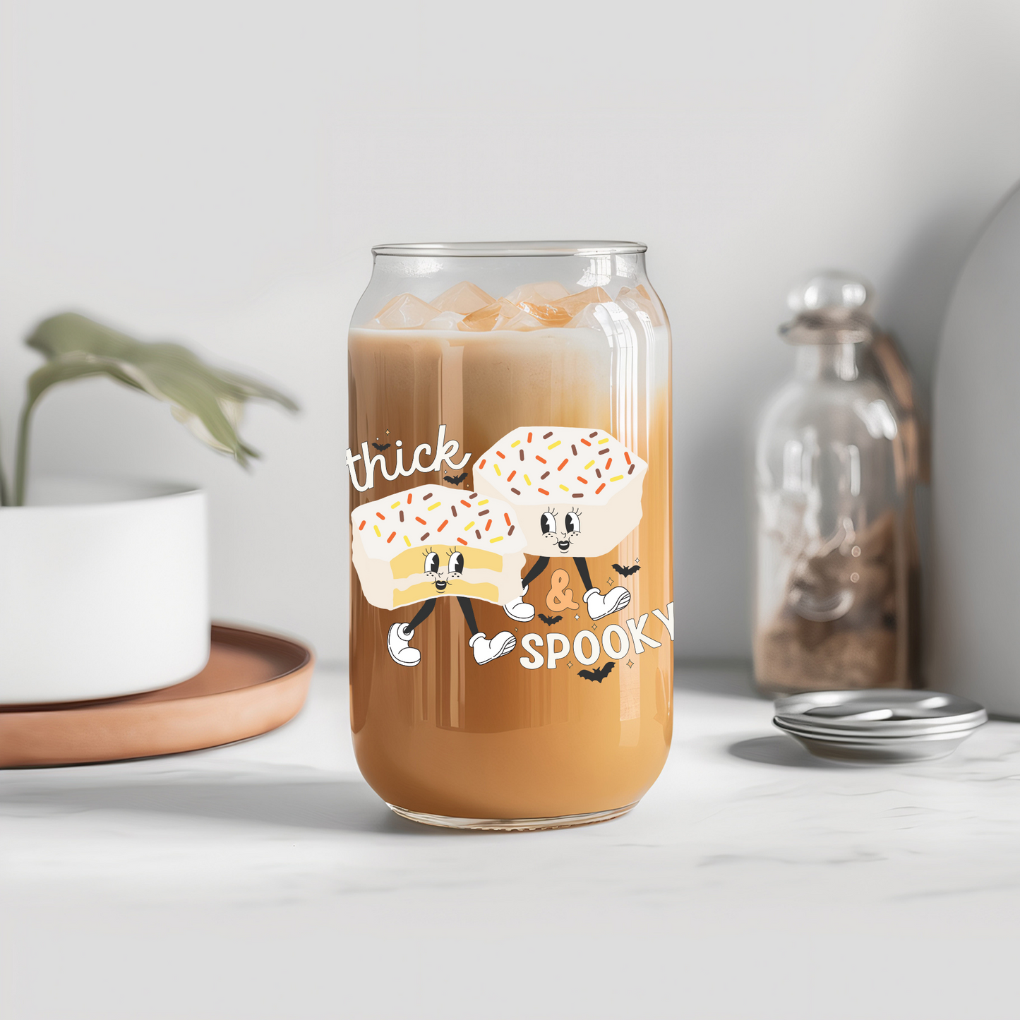 Halloween Thick And Spooky (White) - UVDTF decals