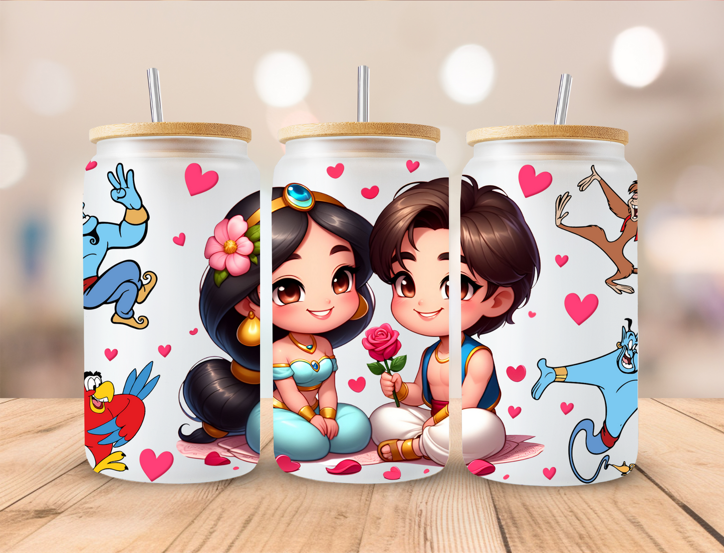 Jaz and Genie - 16 oz / 20 oz Libby UV DTF Wrap