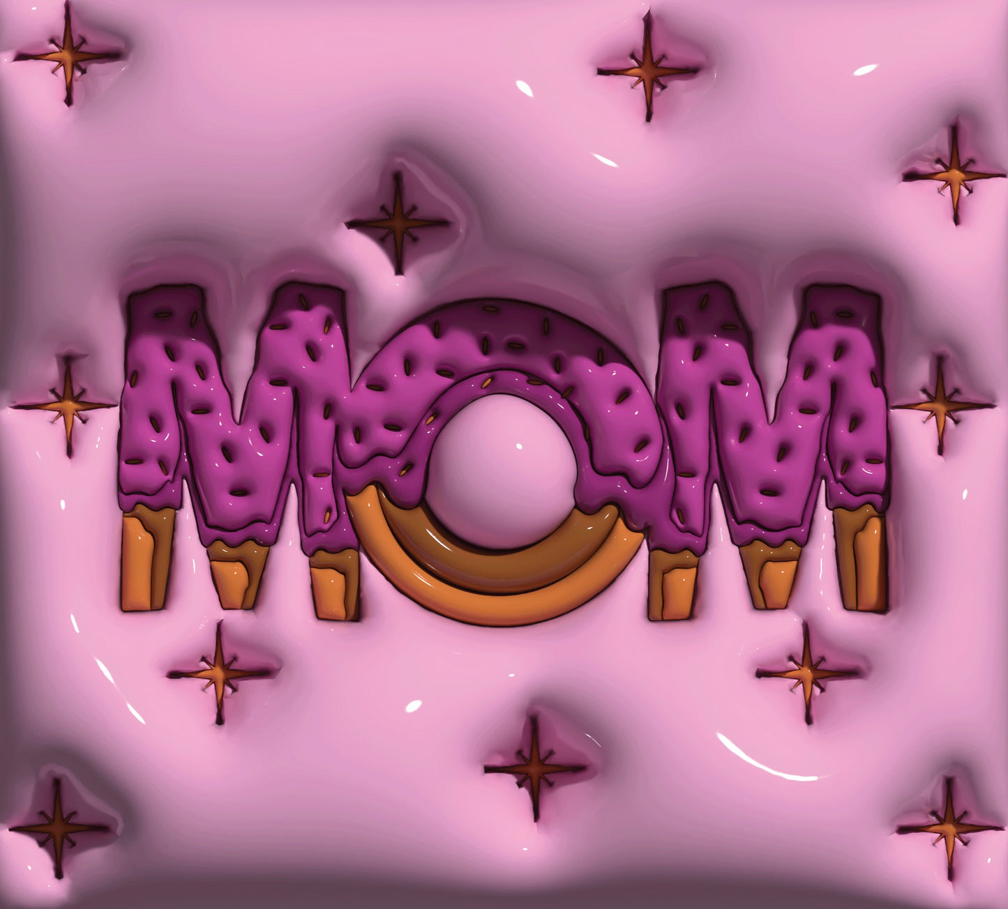 Inflated Drip Mom - 3D Inflated 20 Oz Sublimation Transfer