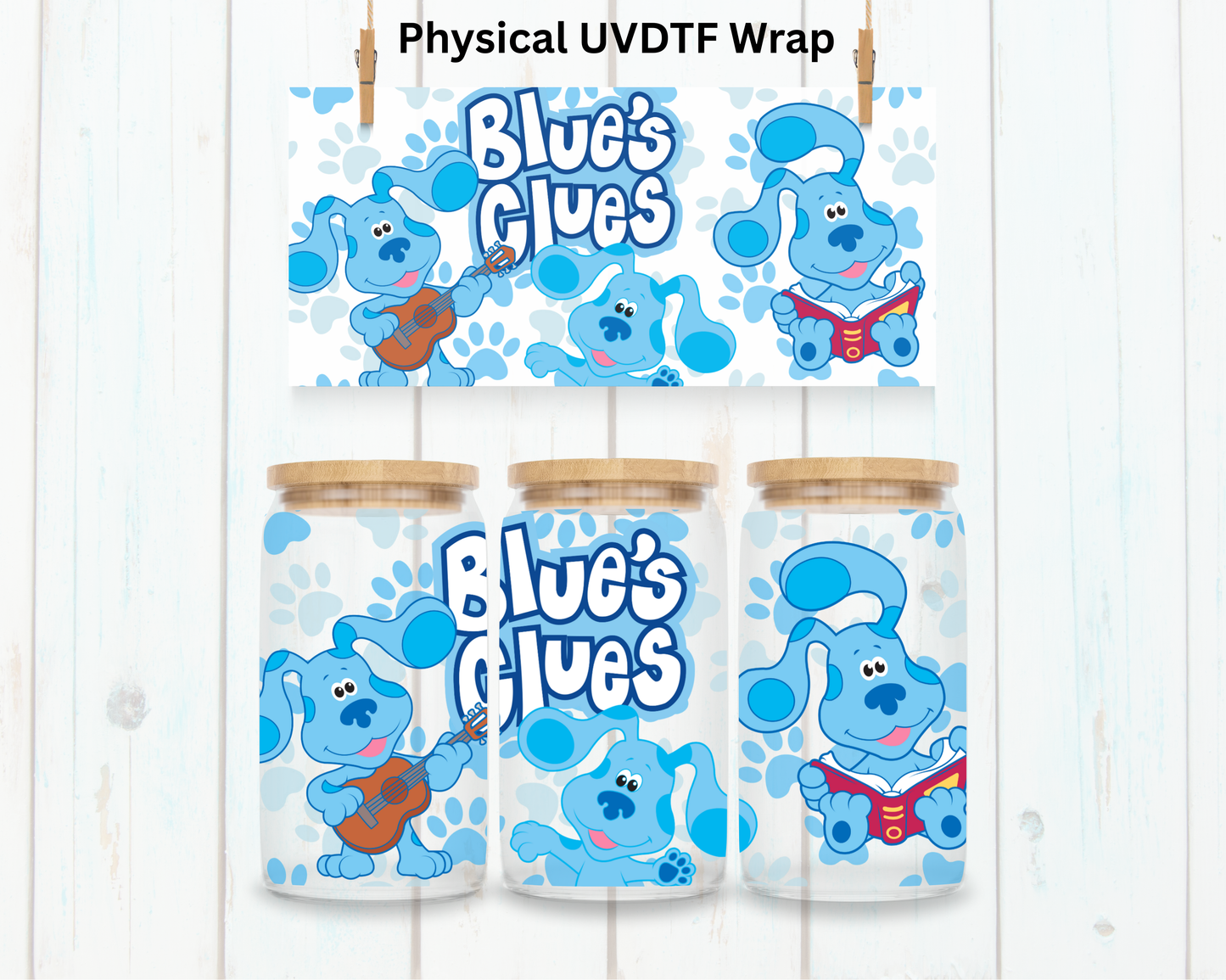 Blue Dog - 16 oz / 20 oz Libby UV DTF