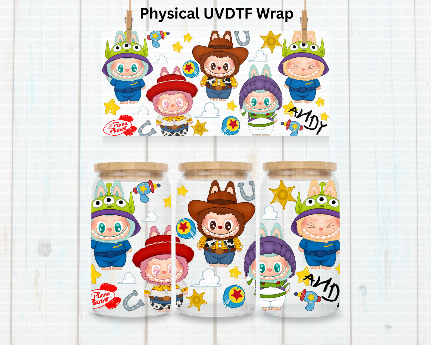 Toy Crew LaBu Bear - 16 oz / 20 oz Libby UV DTF